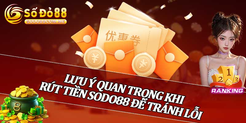 Lưu Ý Quan Trọng Khi Rút Tiền Sodo88 Để Tránh Lỗi